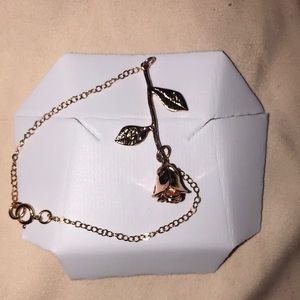 Personalized Rose Bracelet (Initials A and B)